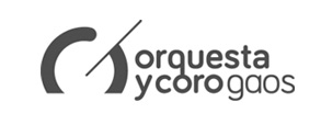 Logotipo Orquesta y coros Gaos